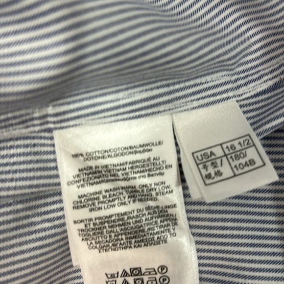 Brooks Brothers Button Down Mens Shirt Size 16 1/2- 2/3 - Picture 9 of 9